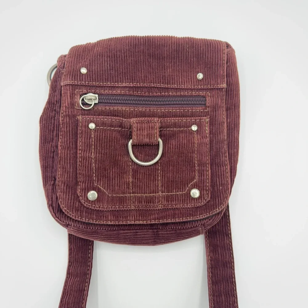 Vintage Y2K Joe Boxer Mini Crossbody Bag Womens Small Utility Flap Pocket